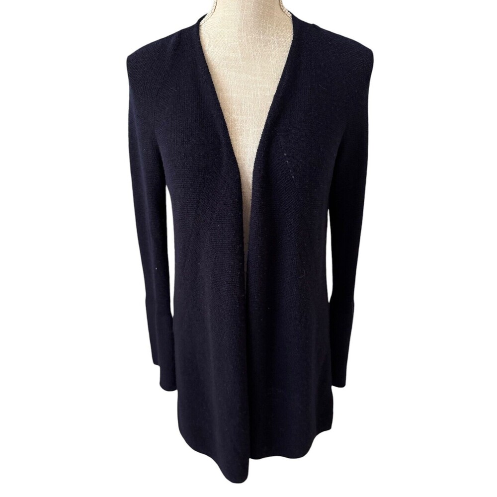 Vineyard Vines Navy Blue Cardigan Sweater Size XS Wool Cashmere Blend *read*‎